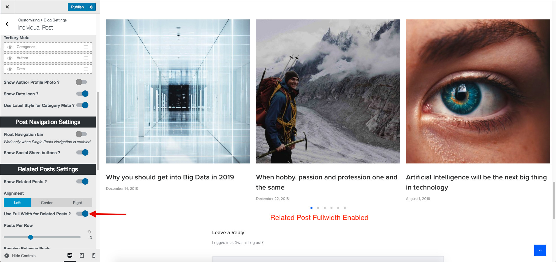related post fulwid enabled